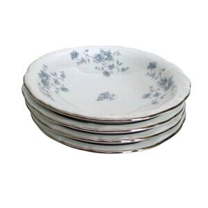 4 Johann Haviland Blue Garland Fruit Dessert Bowls Replacement Dinnerware